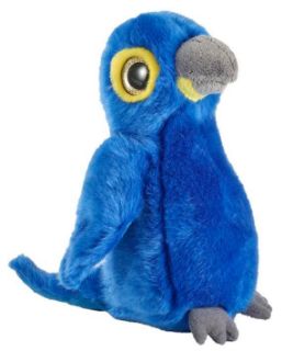 Obrázek z Papoušek modrý plyš 20cm, velké oči 